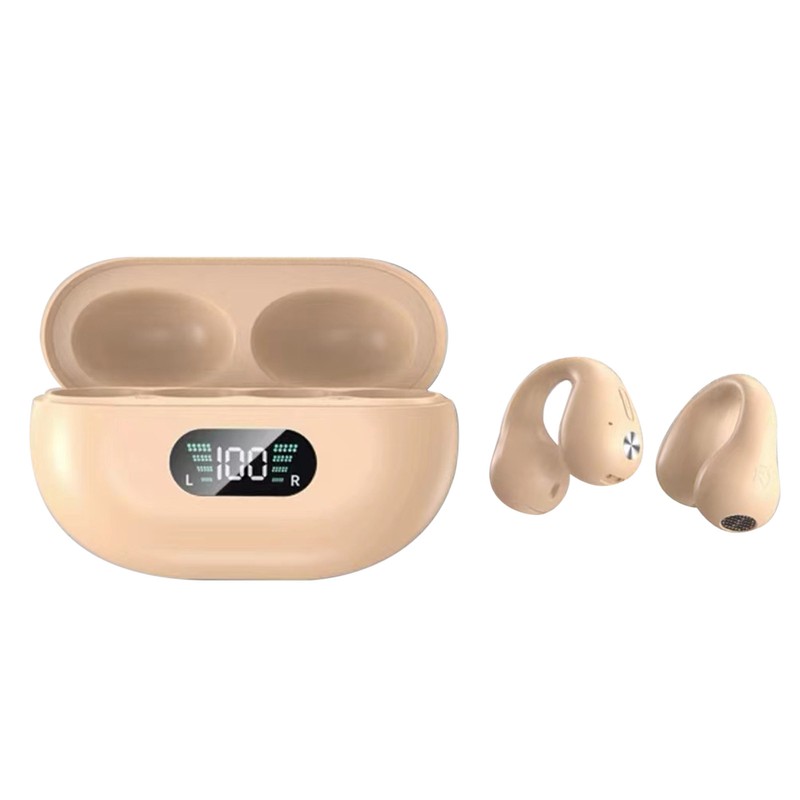 Bluetooth Earbuds Bone Conduction Open Ear Intelligent Digital Display Ergonomic