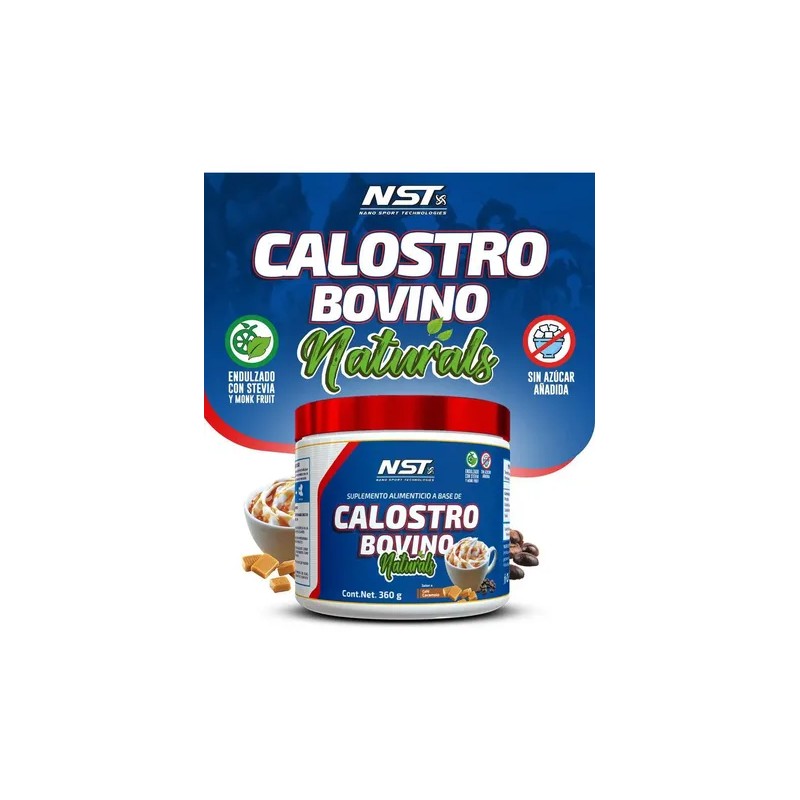Calostro Bovino en Polvo Advance Labs Nutritions 360g Café Caramelo