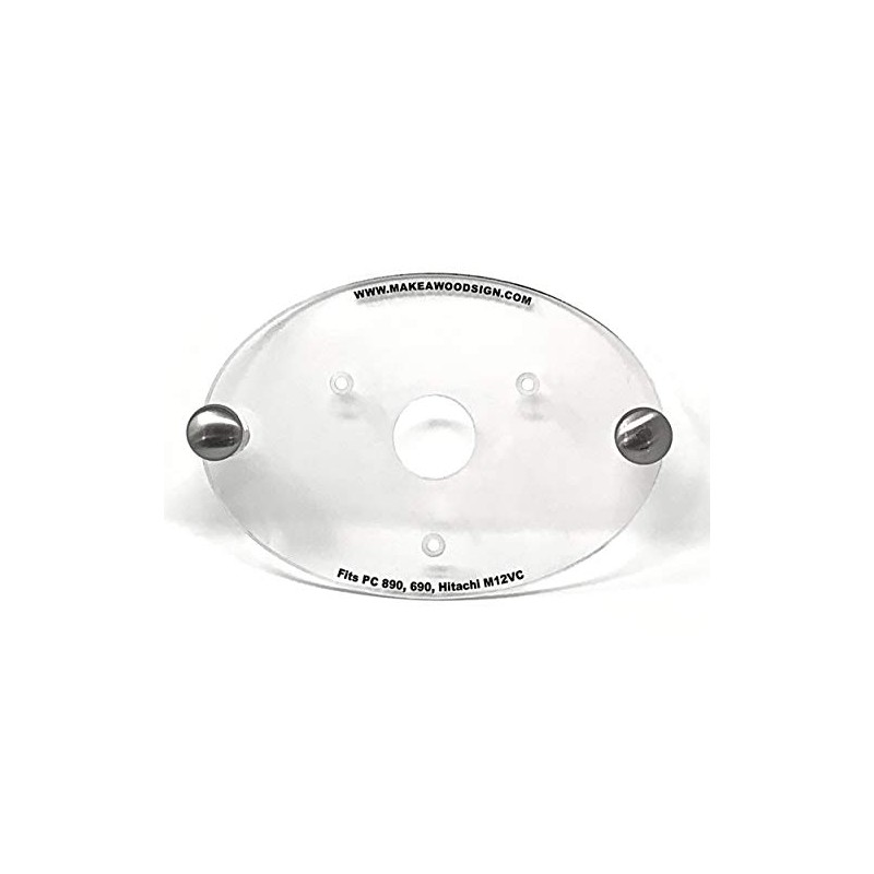 Dave's - Palm Router Acrylic Router Base Plate Compatible with