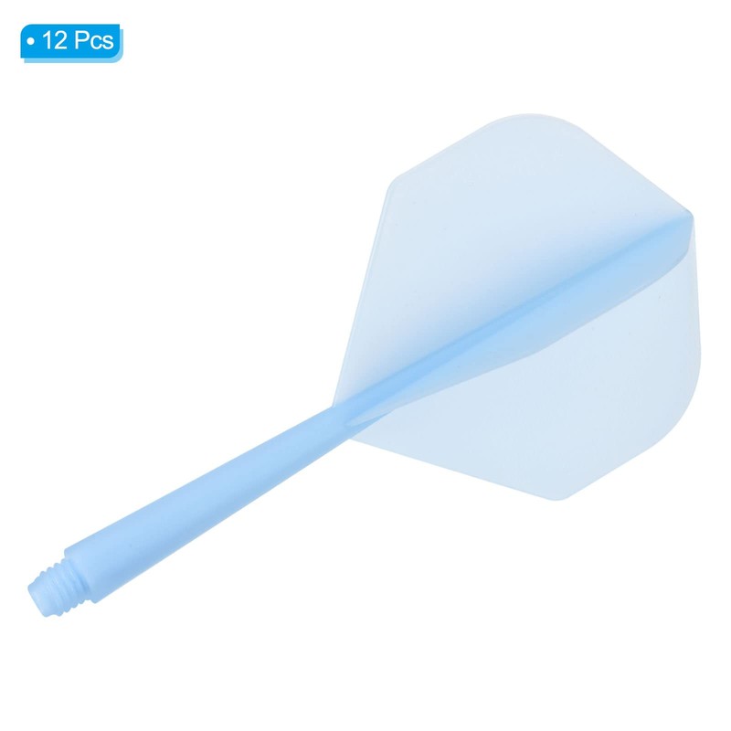 PATIKIL 12 Piece Integrated Dart Shaft and Flight Lightweight Dart