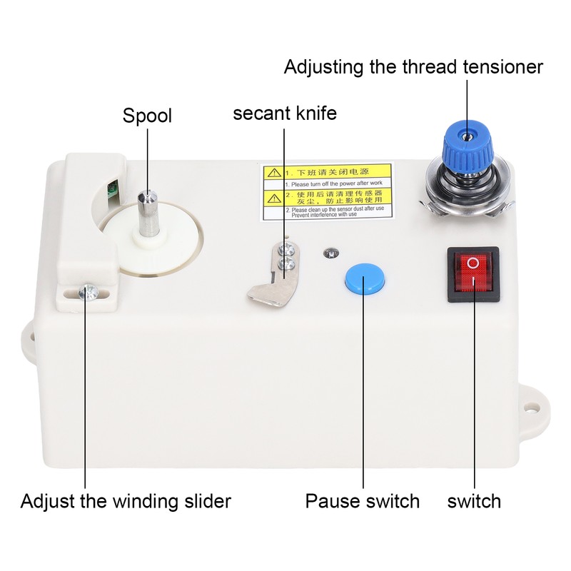 Bobbin Winder Intelligent Automatic Time Saving Embroidery Machine Bobbin Winder