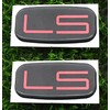2Pcs LS Cab Emblems 3D Badge Logo Roof Pillar Replacement