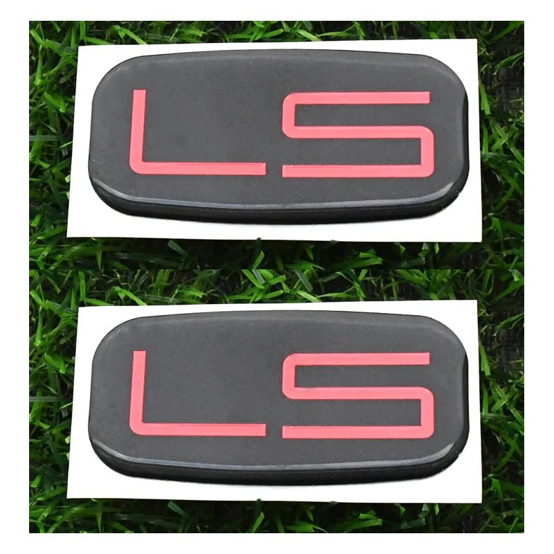 2Pcs LS Cab Emblems 3D Badge Logo Roof Pillar Replacement
