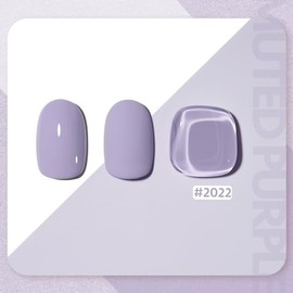 GAOY Purple Gel Nail Polish, 16ml Soak Off Gel Polish, UV Light Cure for Nail Art DIY Manicure at Home, 2022 Muted Purple