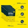 Turmeric Tablets 2000mg with Black Pepper & Ginger - 720