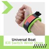AFEISOL Universal Marine Boat Kill Switch Wrist Strap, Adjustable Jet