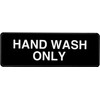 Alpine Industries Hand Wash Only Sign - Durable Quality Self