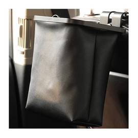 JNNJ Car Waste Bin, Waterproof, Car Back Seat Vehicle Rubbish Bin, Multi-Purpose Hanging Car Bin Bags, Leather Car Bin with Lid for Car, SUV, Truck, Office