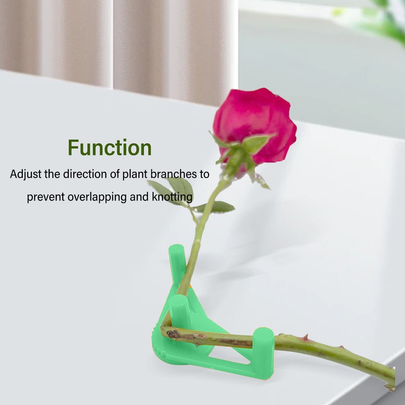 50pcs Low Stress Training Clips 360 Degree Adjustable Reusable Plastic