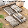 Eastherry Under Bed Storage with Wheels, XXXL Larger Under Bed