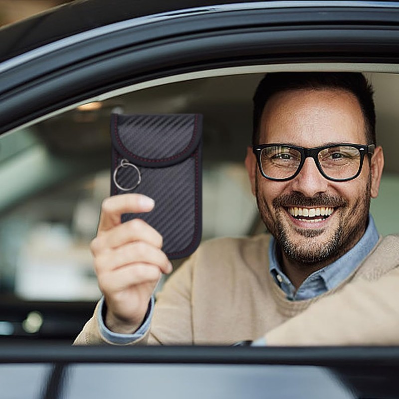 Faraday Pouch,Car Key Blocker Pouch, Keyless Blocking Key Case, RFID