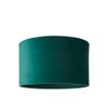 MiniSun | Small Modern Forest Green Velvet Drum Light Shade