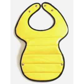 The C.E. White Co. NOS Vintage 1970'sYellow Motocross Chest Protector - Motorcycle MX AHRMA - Youth