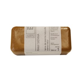 R&F Artist Encaustic Paint, Raw Sienna, 104 ml