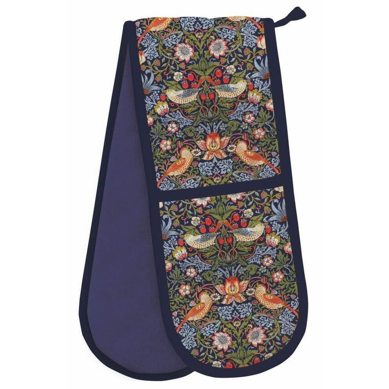 Museums & Galleries Double Oven Gloves William Morris Strawberry Thief