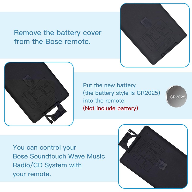 New Replacement Bose Remote Control for Bose Soundtouch Wave Music