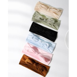 Tobeffect 4th of July Headbands for Women with Bow Non Slip - American Flag Women's Headbands Patriotic - Red White and Blue Rabbit Ear Hairbands for Independence Day 3 Packs