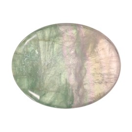 PATIKIL Thumb Worry Stone for Anxiety, Natural Oval Crystal Stone, Polished Gemstone Hand Carved Pocket Rock Anxiety Crystals for Women Stress Gifts Meditation, Deep Green