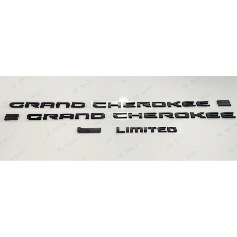 Grand Cherokee 4pcs Matte Black Side Door Rear Limited L