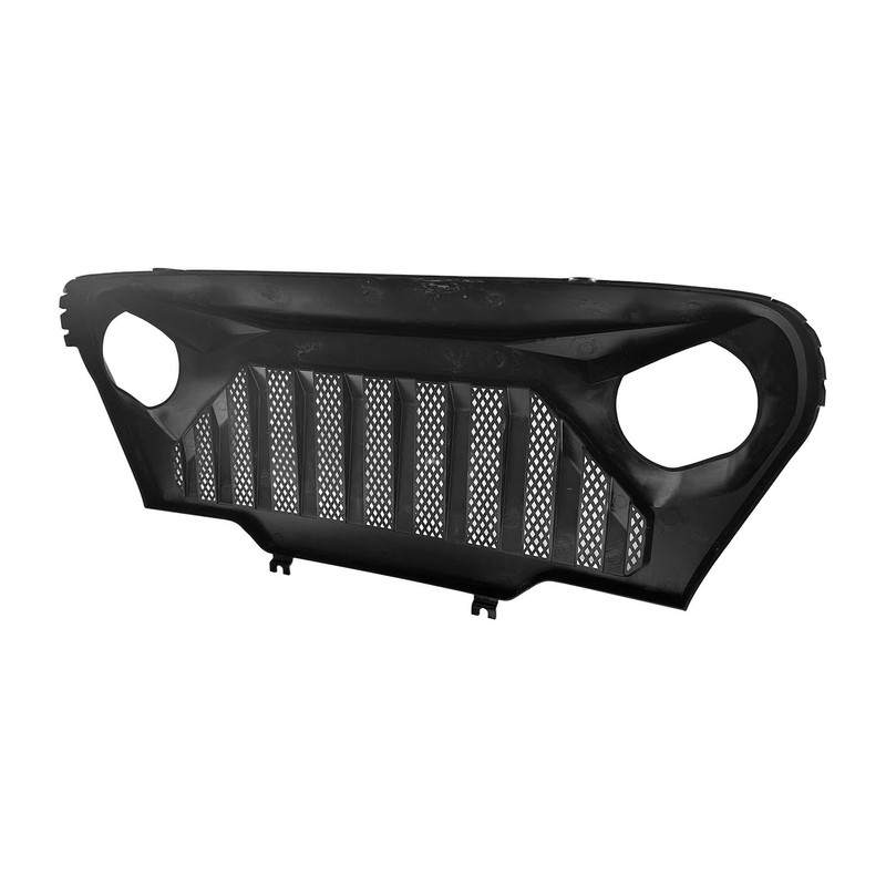 IBESTWOLF Matte Black Front Grill Grille with Mesh for 1997-2006