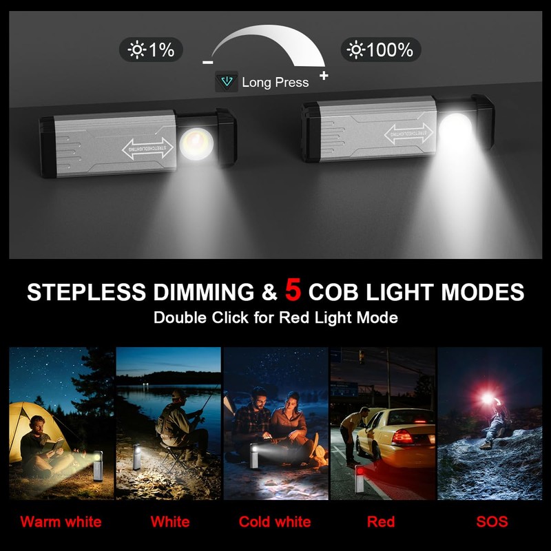 iToncs Rechargeable Tactical Flashlights High Lumens - Super Bright Powerful