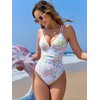 ZAFUL Women's Cute One Piece Swimsuit Tummy Control Slimming Swimwear