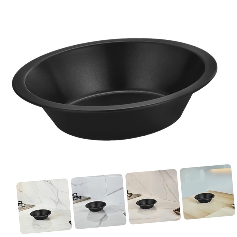BUGUUYO 2PCS Mini Nonstick Bake Pans Carbon Steel Round Baking