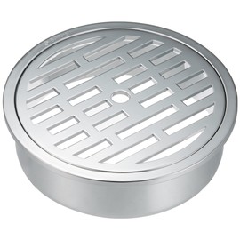 SANEI PH41-100 Drainage Parts, VU Eye Plate, Key Type, Nominal 100, Zinc Die Cast