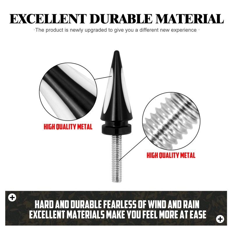 HDBUBALUS 4x Impaler Spike Windshield Aluminum Wind Screen Bolt Kit