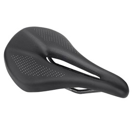 KABON Comfortable Bike Seat Lightweight 3K Full Carbon Bicycle Saddle Cushion with Breathable Microfiber Leather for Road Bike and Mountain Bike (New Black)
