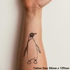 'Penguin' Temporary Tattoo - Water Resistant, Skin-Safe, Non-Toxic Transfer (TO00075247)