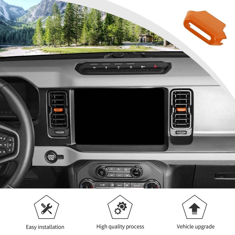JWWY for Bronco Center Console Air Conditioning Vent Adjustment Device