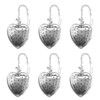 TEAONE Stainless Steel Tea Mesh, 6 PCS Heart Tea Infuser