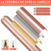 Tenazas Rizadora Con Planchas Cabello Pelo Ajustable Rosa