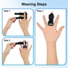 supregear Finger Splints, 2-Pack Universal Finger Straightening Brace Finger Support