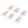 100pcs Paper Clips Innovative Cute Rose Coffee Cup Shape Reusable
