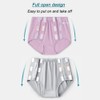 LAROTSUBA Women's Reusable Adult Post Surgery Underwear,Postoperative Care Underwear,Tear Away
