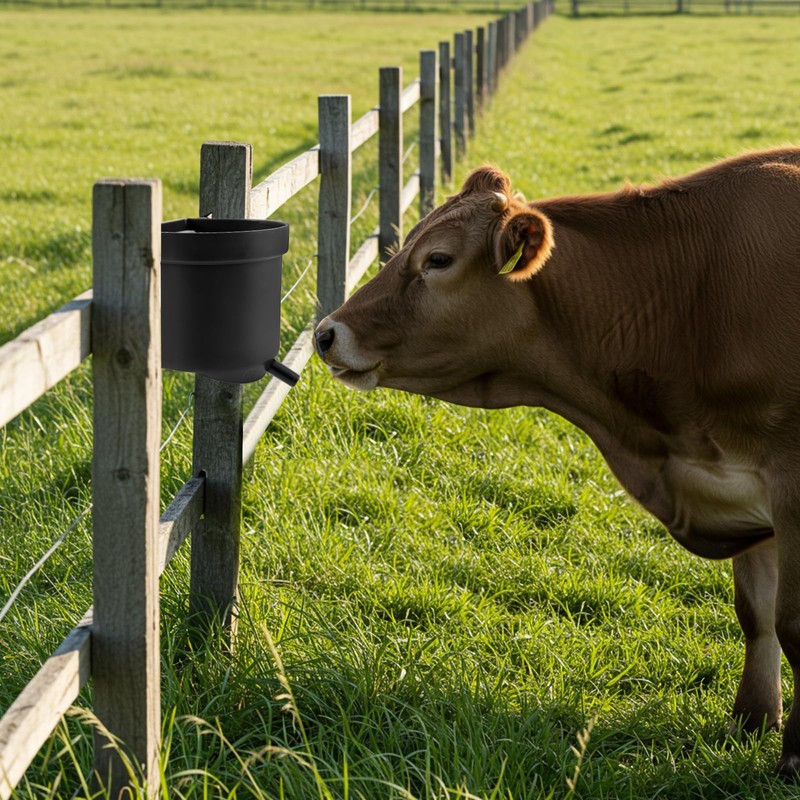 Abbylike 2 Pack 4 Quart Single Teat Calf Milk Feed