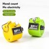 HOMYY 6Pcs Colour Clicker Counter,Tally 4-Dight Knitting Row Counter,Abs Handheld