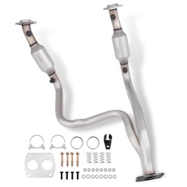 Catalytic Converter Kit Compatible with 2005-2007 F250 F350 Super Duty 5.4L 6.8L V8 engine & 2005-2007 F450 F550 Super Duty 6.8L V8 engine, Replace# 645176 50460 643047 645292, EPA Compliant