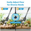 fishkeeper Aquarium Vacuum Gravel Cleaner, 25W 6 in 1 Multifunction