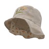 maximo Kids Girl Hat Flower Lining UV 30, beige, 53