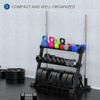 ULTRA FUEGO Dumbbell Rack 3-Tier Weight Plate Rack Storage Stand