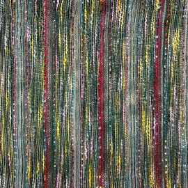 Humble Hilo Multi-Colored Scarf/Shawl for Women Lightweight Head or Neck Scarf (Dark Green Multicolor)