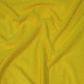StoffBook Walk Terry Fabric Double Face Heavy Terry Fabric Sold by the Metre, B762 (Yellow)