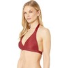 prAna - Parte Superior para Mujer estándar Lahari Halter, Techo