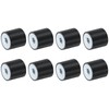 sourcing map 8Pcs 25 x 25mm M8 Thread Female Rubber
