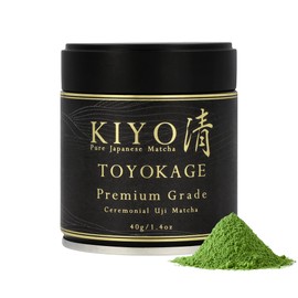 Kiyo Matcha Matcha ceremonial Uji Toyokage de primera calidad polvo de té verde matcha japonés puro de primera cosecha, de grado ceremonial, de Uji,  