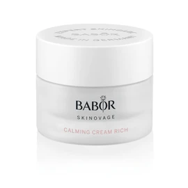 BABOR SKINOVAGE Calming Cream Rich, Rich Face Cream for Sensitive Skin, Soothing Moisturiser without Colours or Fragrances, Vegan, 50 ml