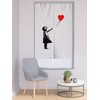 Stylish Split Curtain Room Divider, Light Blocking, European-Style, Long Curtain,